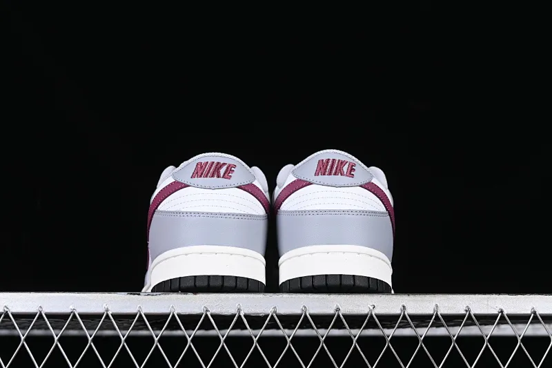 All categories Nk SB Dunk series Nk SB Dunk Low low-top sneakers Nk Dunk Low "Grey White" gray burgundy low-top retro sports and leisure sneakers DD1503-122